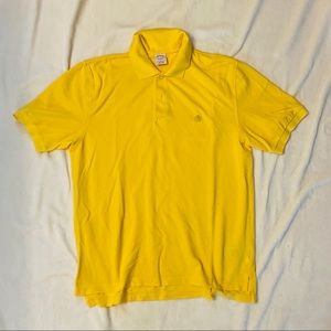 Brooks Brothers Size L Yellow Polo Shirt